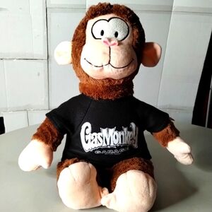 Gas Monkey Garage Plush Brown Monkey Stuff Toy Richard Rawlings Fan Merch Car